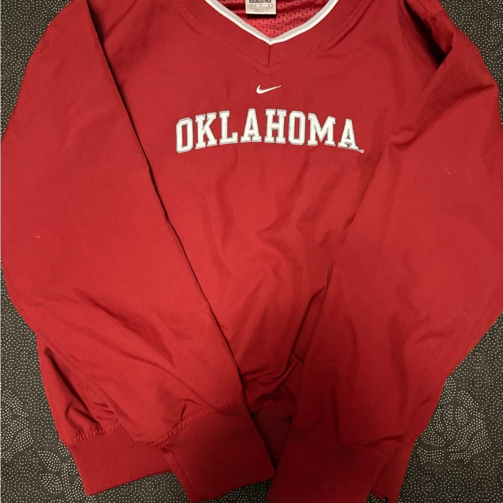 Nike Red V-Neck Sports Jersey